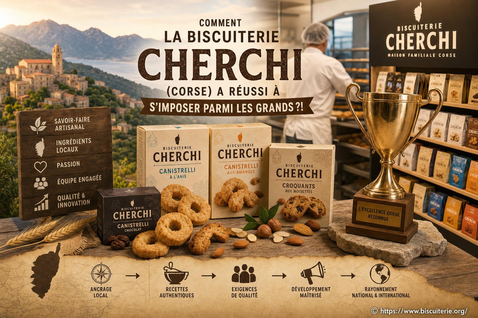 Comment la biscuiterie Cherchi en Corse a réussi à s'imposer parmi les grands ?