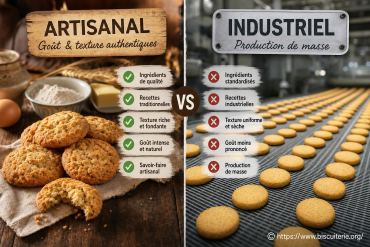 Comparatif goût et texture : biscuits artisanaux vs industriels