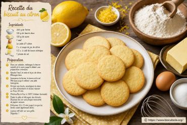Recette du biscuit au citron : comment réussir des biscuits maison savoureux ?